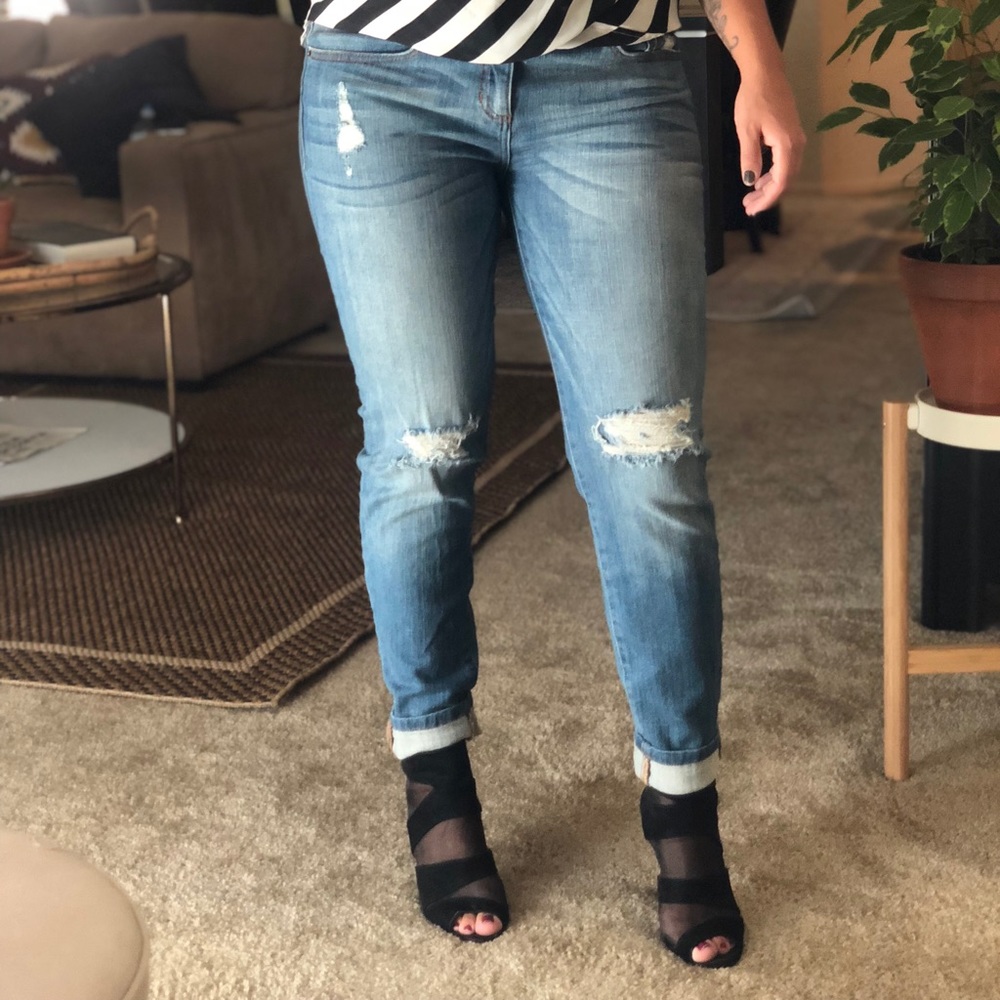 SP Black Label Skinny Ripped Jeans size 30